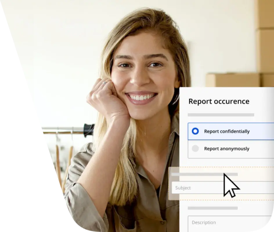 Whistleblower System | Best / 2025 - Whistleblower Software by Formalize Female employee working on a whistleblower scheme